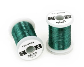 Barevný drátek Sybai Colour Wire Pine Green