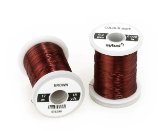 Barevný drátek Sybai Colour Wire Brown