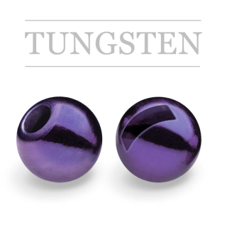 Knápek Kulička wolframová s drážkou METALLIC Violet
