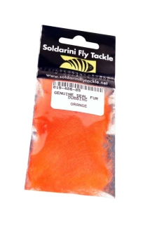 Soldarini Genuine Seal Fur Dubbing Orange