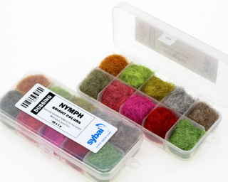 Sybai Nymph Dubbing Box Bright Colors