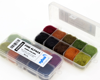 Sybai Fine Alpaca Dubbing Box Dark Colors