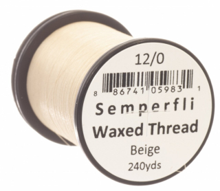 Semperfli Classic Waxed Thread 12/0 Beige