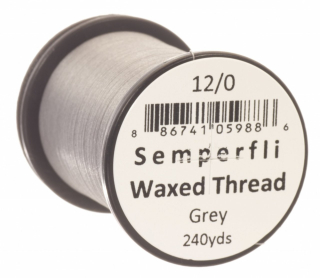 Semperfli Classic Waxed Thread 12/0 Grey