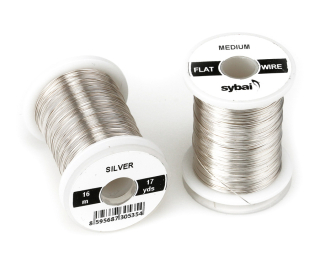 Sybai FLAT Colour Wire Medium Silver