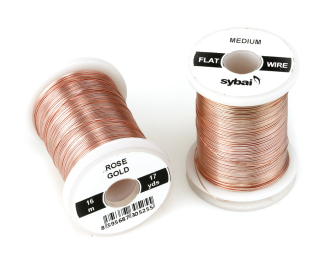 Sybai FLAT Colour Wire Medium Rose Gold