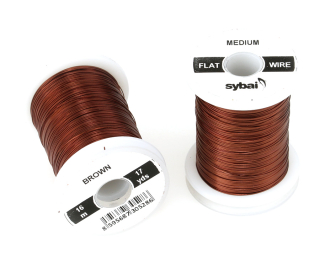 Sybai FLAT Colour Wire Medium Brown