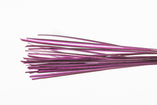 Troutline Hand Selected Stripped Peacock Quill Pink