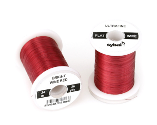 Sybai FLAT Colour Wire Ultrafine Bright Wine Red