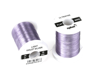 Sybai FLAT Colour Wire Ultrafine Light Violet Silver