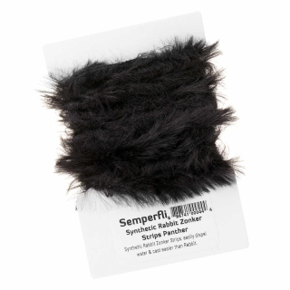 Semperfli Synthetic Rabbit Zonker Panther