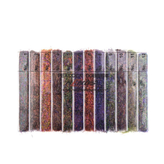 Hends Peacock Dubbing Set 12 barev
