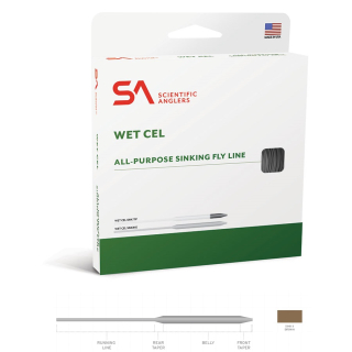 Muškařská šňůra Scientific Anglers Wet Cel Sink 2