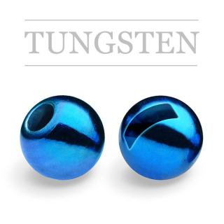 Knápek Kulička wolframová s drážkou METALLIC Blue
