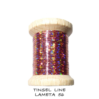 Plochá lametka Tommi-fly Flat Tinsel Holographic Pink