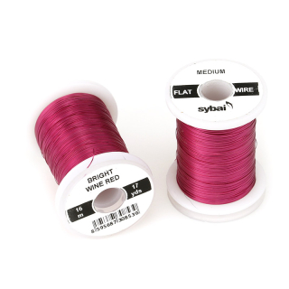 Sybai FLAT Colour Wire Medium Bright Wine Red