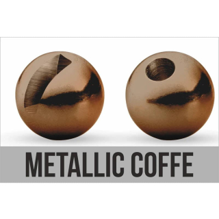 Traper Tungsten Bead Slotted Metallic Coffee
