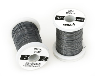 Sybai FLAT Colour Wire Medium Wide Bright Gray