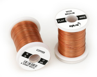 Sybai FLAT Colour Wire Medium Wide Copper