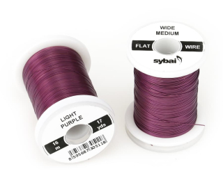Sybai FLAT Colour Wire Medium Wide Light Purple