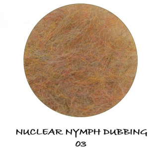 Tommi-fly Nuclear Nymph Dubbing Tan Rose