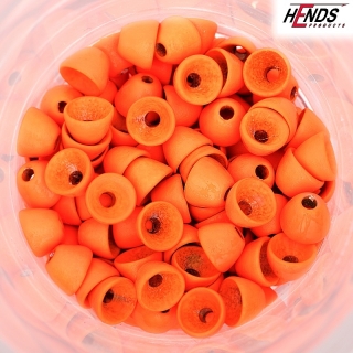Hends mosazné hlavičky Cone Heads Fluo Orange