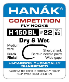 Muškařské háčky Hanák H 150 BL Dry & Wet