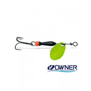 Rotační třpytka CLASSIC - FLUO YELLOW (black/orange body)