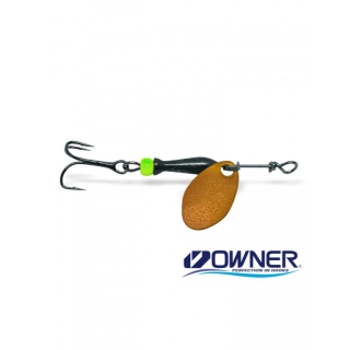 Rotační třpytka CLASSIC - ORANGE (black/chartreuse body)