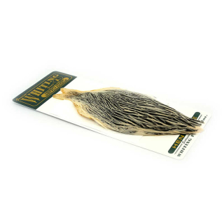 Hlavový skalp slepice Whiting Hebert Hen Cape Silver Badger