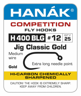 Muškařské háčky Hanák H 400 BLG Jig Classic GOLD