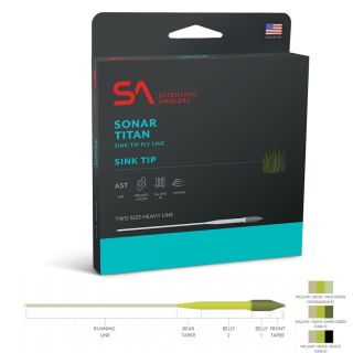 Muškařská šňůra Scientific Anglers Sonar Titan Sink Tip F/S