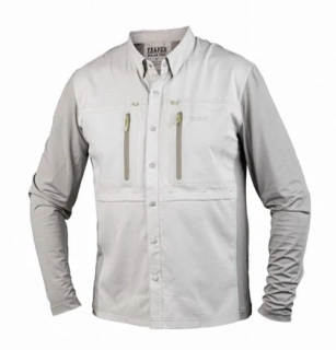 Muškařská košile Traper Solar Pro Light Grey