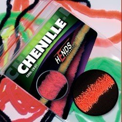 Hends Chenille Fluo Dark Orange