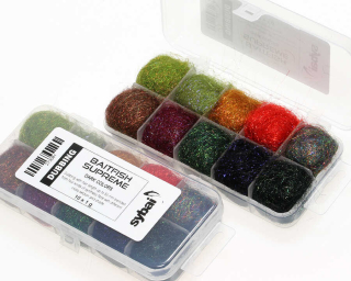 Sybai Baitfish Supreme Dubbing Box Dark Colors