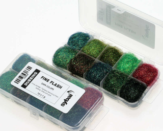 Sybai Fine Flash Dubbing Box Dark Colors