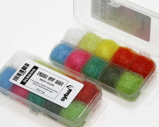 Sybai Fine UV Ice Dubbing Box Bright Colors