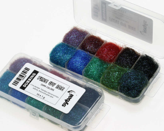 Sybai Fine UV Ice Dubbing Box Dark Colors