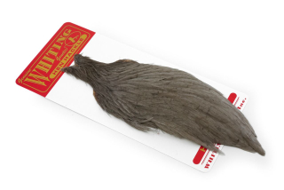 Hlavový skalp slepice Whiting Hen Cape White dyed Medium Dun