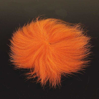 Ocas z polární lišky Hends Artic Fox Tail Large Fluo Orange