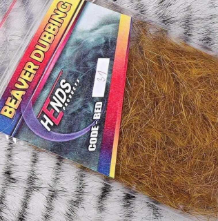 Hends Beaver Dubbing Yellow Insect