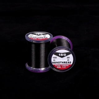 Hends Nano Thread 30D - 18/0 Black (široká cívka)
