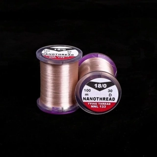 Hends Nano Thread 30D - 18/0 Light Brown (široká cívka)