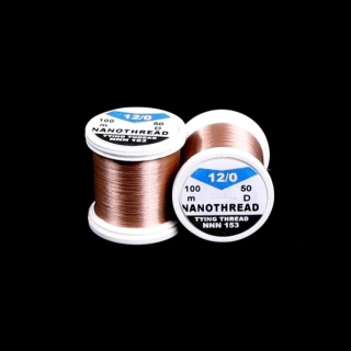 Hends Nano Thread 50D - 12/0 Light Brown (Hends cívka)