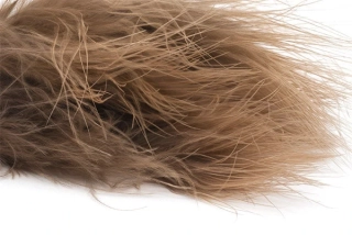 Troutline Premium Turkey Marabou Blood Quills Light Brown