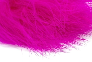 Troutline Premium Turkey Marabou Blood Quills Fuchsia