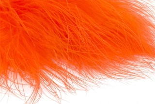 Troutline Premium Turkey Marabou Blood Quills Fluo Orange