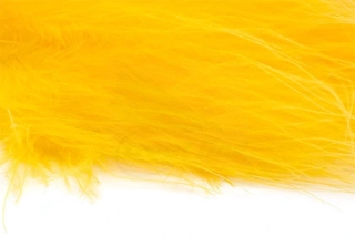 Troutline Premium Turkey Marabou Blood Quills Yellow