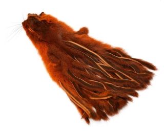 Kůže z veverky LAMAfly Squirrel Skin Zonker Hot Orange