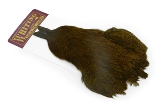 Whiting Coq de Leon Hen Cape Speckled dyed Copper Olive